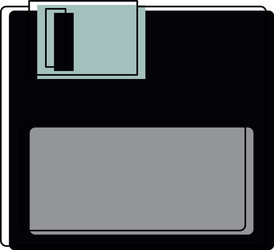 floppy disk data device storage backup element vector image