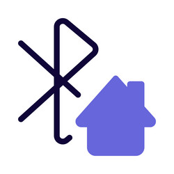 setup of a wireless network at home vector image