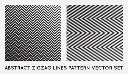 Oblique Zigzag Pattern - Sharp Lines vector image