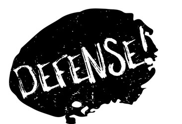 Defense rubber stamp Royalty Free Vector Image