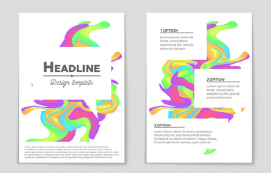 abstract layout background set for art vector image