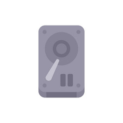 hard drive disk showing rotating platters vector image