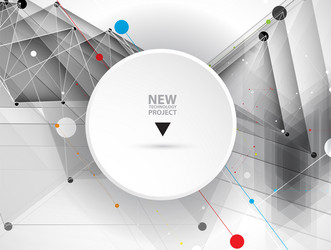 abstract futuristic fade computer technology vector image