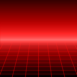 Retro futuristic neon grid background 80s design Vector Image
