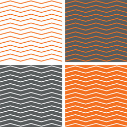 Zigzag Stripe Pattern Set vector image