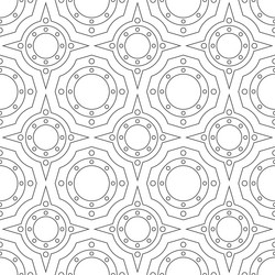 seamless pattern with techno elements vector image