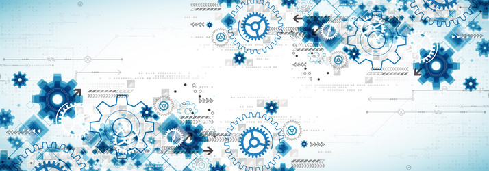 Abstract Technology & Innovation Background vector image