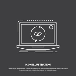 app application new software update icon line vector image
