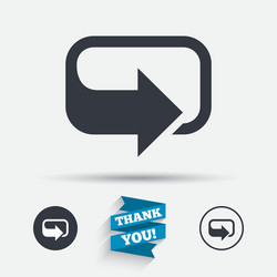 rotation icon repeat symbol refresh sign vector image