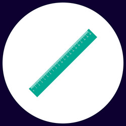 ruler computer symbol vector image