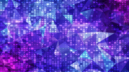 abstract polygon background square pattern vector image