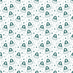 seamless pattern with one abstract baskets vector image
