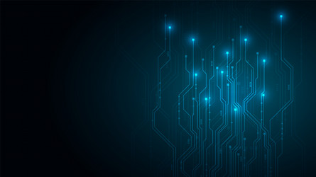 technology background with hi-tech digital data vector image