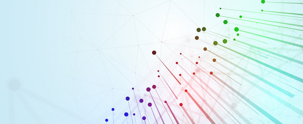 neural network and artificial intelligence vector image