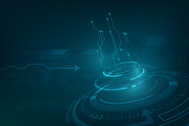 Abstract futuristic background technology sci fi Vector Image