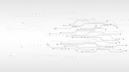 technology background with hi-tech digital data vector image