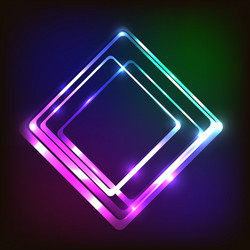 abstract colorful background with rounded vector image