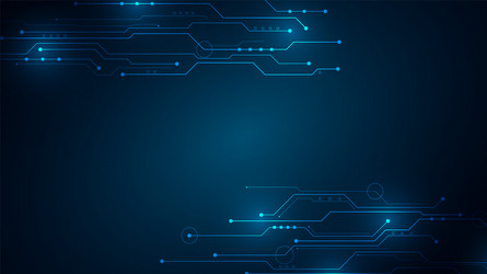 technology background with hi-tech digital data vector image