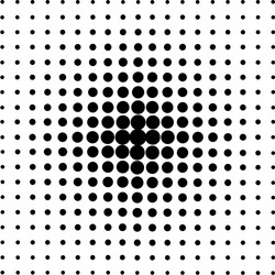 halftone circles dot pattern vector image