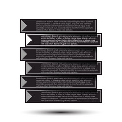 paper progress steps for tutorial vector image