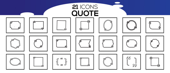 bubble quotation comment message borders quote vector image