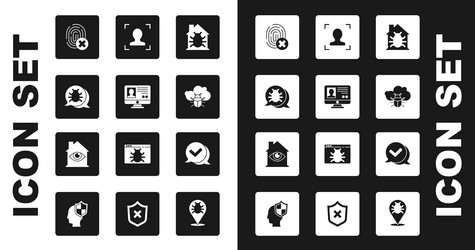 set house system bug create account screen vector image