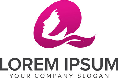 beauty people logo spa cosmetics Vector Image