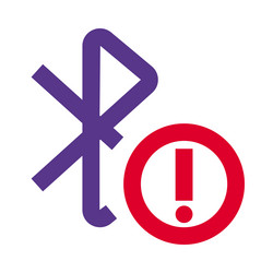 using bluetooth for transferring details vector image