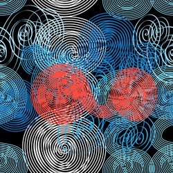 Abstract Curl Pattern vector image