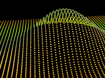 data slice in volume function point vector image