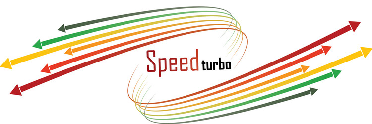 set of isolated speed lines the effect vector image