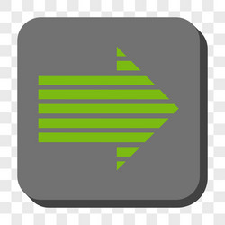 stripe arrow right rounded square button vector image
