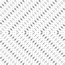 Design seamless monochrome zigzag pattern vector