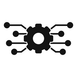 gear api structure icon simple hosting vector