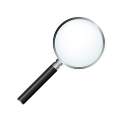 magnifying glass with gradient mesh vector image