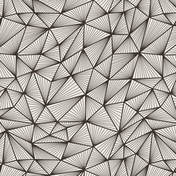 Seamless pattern of polygonal lines vector