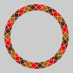 Circle borders and frames round border pattern vector