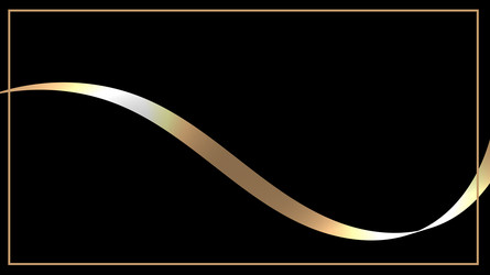 abstract ribbon with glowing light effect vector image