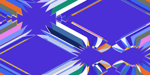 abstract seamless colorful 3d pattern background vector image