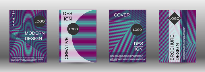 creative backgrounds with abstract gradient linear vector image