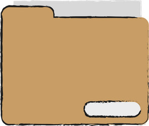isolated file design vector image