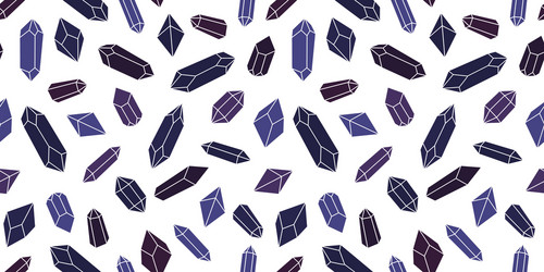 seamless crystal repeat pattern background vector image