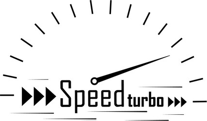 Set of isolated speed lines the effect vector