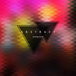 abstract triangle background mosaic design vector image