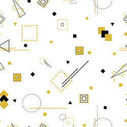 Memphis Geometric Pattern vector image