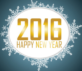 new year background with a speech bubble vector image