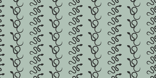 snake repeat pattern design background vector image