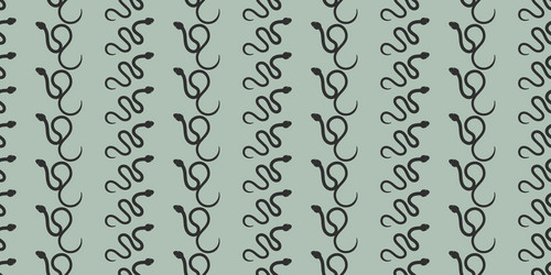 Snake repeat pattern design background vector