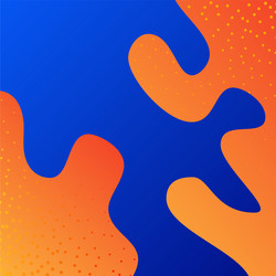 background template with abstract shapes and color vector image