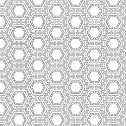 Hexagonal Mesh Pattern vector image